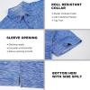 SAMERM Golf Shirts for Men Dry Fit Short Sleeve Mens Golf Shirt Performance Moisture Wicking Polo Shirts for Men(Blue13)