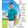 SAMERM Golf Shirts for Men Dry Fit Short Sleeve Mens Golf Shirt Performance Moisture Wicking Polo Shirts for Men(Blue2)