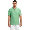 SAMERM Golf Shirts for Men Dry Fit Short Sleeve Mens Golf Shirt Performance Moisture Wicking Polo Shirts for Men(Green Solid Polo Shirt)