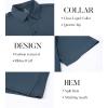 SAMERM Golf Shirts for Men Dry Fit Short Sleeve Mens Golf Shirt Performance Moisture Wicking Polo Shirts for Men(Solid Navy)