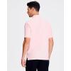 SAMERM Golf Shirts for Men Super Stretch Jacquard Dry Fit Golf Polo Moisture Wicking Short Sleeve Polo Shirts for Men(Pink Seamless Polo)