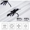 SAMERM Golf Shirts for Men Super Stretch Jacquard Dry Fit Golf Polo Moisture Wicking Short Sleeve Polo Shirts for Men(White Coconuttree Polo)