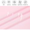 SAMERM Mens Dress Shirt Wrinkle Free Moisture Wicking 4-Way High Stretch Super Soft Casual Button Down Shirts(Mens Shirt Pink)