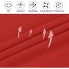 SAMERM Mens Dress Shirt Wrinkle Free Moisture Wicking 4-Way High Stretch Super Soft Casual Button Down Shirts(Seamless Red)