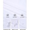 SAMERM Mens Dress Shirt Wrinkle Free Moisture Wicking 4-Way High Stretch Super Soft Casual Button Down Shirts(White Long Sleeve Shirt)