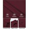 SAMERM Mens Dress Shirt Wrinkle Free Moisture Wicking 4-Way High Stretch Super Soft Casual Button Down Shirts(Wine Long Sleeve Shirt)