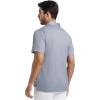 SAMERM Mens Golf Shirts Short Sleeve Dry Fit Performance Moisture Wicking Print Sport Polo Shirts for Men Casual(Black Dots Golf Shirt)