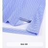 SAMERM Mens Golf Shirts Short Sleeve Dry Fit Performance Moisture Wicking Print Sport Polo Shirts for Men Casual(Blue White Square Golf Shirt)