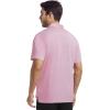 SAMERM Mens Golf Shirts Short Sleeve Dry Fit Performance Moisture Wicking Print Sport Polo Shirts for Men Casual(Wine Diamond Golf Shirt)