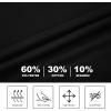 SAMERM Mens Knit Polo Shirts Short Sleeve Textured Casual Polo Shirt Fashion Stylish Lightweight Breathable T Shirt for Men(126black Golf Polo)
