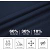 SAMERM Mens Knit Polo Shirts Short Sleeve Textured Casual Polo Shirt Fashion Stylish Lightweight Breathable T Shirt for Men(126navy Golf Polo)
