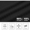 SAMERM Mens Knit Polo Shirts Short Sleeve Textured Casual Polo Shirt Fashion Stylish Lightweight Breathable T Shirt for Men(Black)