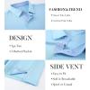 SAMERM Men’s Long Sleeve Golf Shirts Casual Polo Shirts for Men Performance Collar Shirts Workwear Office(Mens Polo Blue)