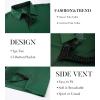 SAMERM Men’s Long Sleeve Golf Shirts Casual Polo Shirts for Men Performance Collar Shirts Workwear Office(Mens Polo Green)