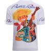 SAMERM Puerto Rico Shirt for Men Quick Dry Crop Top Printed Hispanic Heritage Month Boricua Rican Flag T-Shirt(White Child)