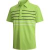 SAMERM Golf Shirts for Men Dry Fit Short Sleeve Mens Golf Shirt Performance Moisture Wicking Polo Shirts for Men(87-stripepolo-grassgreen)