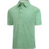 SAMERM Golf Shirts for Men Dry Fit Short Sleeve Mens Golf Shirt Performance Moisture Wicking Polo Shirts for Men(Green Solid Polo Shirt)