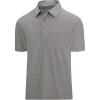SAMERM Golf Shirts for Men Dry Fit Short Sleeve Mens Golf Shirt Performance Moisture Wicking Polo Shirts for Men(Grey31)