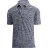 SAMERM Golf Shirts for Men Dry Fit Short Sleeve Mens Golf Shirt Performance Moisture Wicking Polo Shirts for Men(Navy Golf Polo)