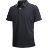 SAMERM Golf Shirts for Men Super Stretch Jacquard Dry Fit Golf Polo Moisture Wicking Short Sleeve Polo Shirts for Men(Black Jacquard Golf Polo)