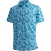Grey Navy Golf Shirt