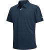 SAMERM Golf Shirts for Men Super Stretch Jacquard Dry Fit Golf Polo Moisture Wicking Short Sleeve Polo Shirts for Men(Navy Jacquard Golf Polo)