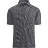 Wave Black Golf Shirt
