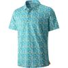 SAMERM Mens Golf Shirt Short Sleeve Print Performance Moisture Wicking Dry Fit Polo Shirts for Men,Greenpunk L, Green Punk Golf Shirt