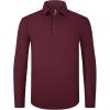 Mens Polo Wine Red