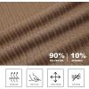 SAMERM Mens Knit Polo Shirts Short Sleeve Textured Casual Polo Shirt Fashion Stylish Lightweight Breathable T Shirt for Men(Coffee)