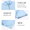 SAMERM Mens Golf Shirts Short Sleeve Dry Fit Performance Moisture Wicking Print Sport Polo Shirts for Men Casual(Blue Polo Shirt)
