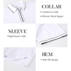 SAMERM Mens Golf Shirts Short Sleeve Dry Fit Performance Moisture Wicking Print Sport Polo Shirts for Men Casual(White Polo Shirt)