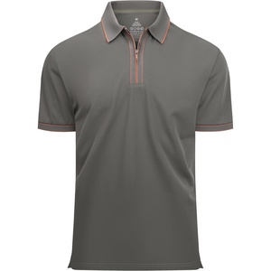 SAMERM Mens Golf Shirts Short Sleeve Dry Fit Performance Moisture Wicking Print Sport Polo Shirts for Men Casual(Green Polo Shirt)