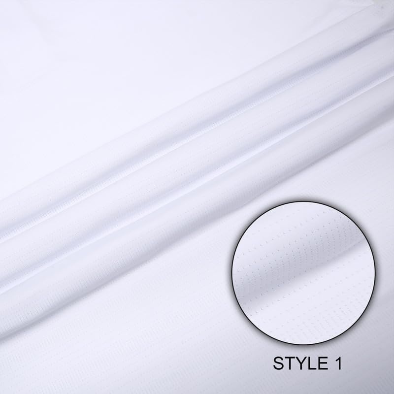 image:imageSAMERM Golf Shirts for Men Super Stretch Jacquard Dry Fit Golf Polo Moisture Wicking Short Sleeve Polo Shirts for MenWhitea