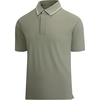 SAMERM Golf Shirts for Men Super Stretch Jacquard Dry Fit Golf Polo Moisture Wicking Short Sleeve Polo Shirts for Men(Grey-a)