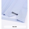 SAMERM Mens Golf Shirts Dry Fit Performance Sport Polo Shirts for Men | Moisture Wicking Casual Print Golf Shirt Short Sleeve Stiff Collar 4-Way Stretch Lightweight Comfort for Sport,Work,Stay Cool(Black Blue Square Golf Shirt)