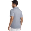 SAMERM Mens Golf Shirts Dry Fit Performance Sport Polo Shirts for Men | Moisture Wicking Casual Print Golf Shirt Short Sleeve Stiff Collar 4-Way Stretch Lightweight Comfort for Sport,Work,Stay Cool(Black Dots Golf Shirt)