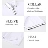 SAMERM Mens Golf Shirts Dry Fit Performance Sport Polo Shirts for Men | Moisture Wicking Casual Print Golf Shirt Short Sleeve Stiff Collar 4-Way Stretch Lightweight Comfort for Sport,Work,Stay Cool(White Polo Shirt)