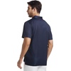 SAMERM Mens Golf Shirts Dry Fit Performance Sport Polo Shirts for Men | Moisture Wicking Casual Print Golf Shirt Short Sleeve Stiff Collar 4-Way Stretch Lightweight Comfort for Sport,Work,Stay Cool(Navy Sail Golf Shirt)