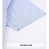 SAMERM Mens Golf Shirts Dry Fit Performance Sport Polo Shirts for Men | Moisture Wicking Casual Print Golf Shirt Short Sleeve Stiff Collar 4-Way Stretch Lightweight Comfort for Sport,Work,Stay Cool(Black Blue Square Golf Shirt)