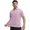 SAMERM Mens Golf Shirts Dry Fit Performance Sport Polo Shirts for Men | Moisture Wicking Casual Print Golf Shirt Short Sleeve Stiff Collar 4-Way Stretch Lightweight Comfort for Sport,Work,Stay Cool(Wine Diamond Golf Shirt)