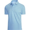 Blue Flower Golf Shirt