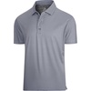 SAMERM Mens Golf Shirts Dry Fit Performance Sport Polo Shirts for Men | Moisture Wicking Casual Print Golf Shirt Short Sleeve Stiff Collar 4-Way Stretch Lightweight Comfort for Sport,Work,Stay Cool(Black Dots Golf Shirt)