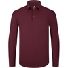 Mens Polo Wine Red
