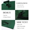 SAMERM Men’s Long Sleeve Polo Shirts Moisture Wicking Golf Shirts Soft(Mens Polo Green)