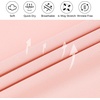 SAMERM Mens Dress Shirt Stretch Wrinkle Free Casual Button Down Shirts(C1-pink)