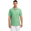 SAMERM Men’s Long Sleeve Polo Shirts Moisture Wicking Golf Shirts Soft(Green Solid Polo Shirt)