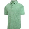 SAMERM Men’s Long Sleeve Polo Shirts Moisture Wicking Golf Shirts Soft(Green Solid Polo Shirt)